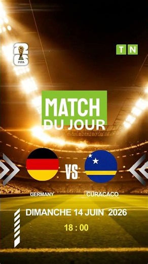 كأس العالم 2026 : 🇩🇪 ألمانيا تواجه بمنتخب 🇨🇼 كوراساو