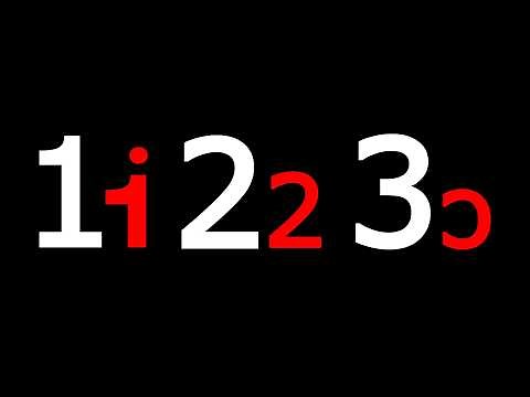 I Created Lowercase Numbers
