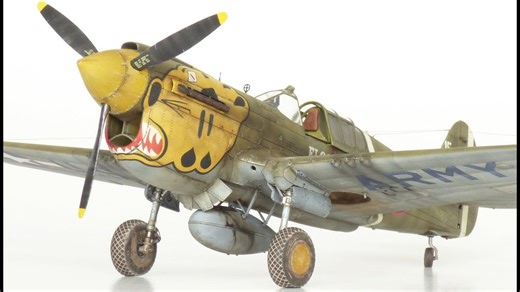 牛魔王 1/48 寇蒂斯 P-40E"Warhawk"鹰式战斗机模型✅大师级制作全过程