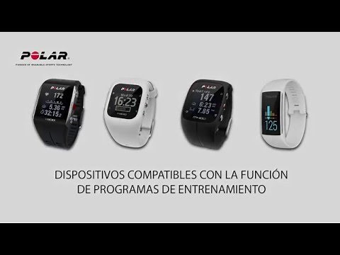 POLAR FLOW: CONFIGURA TU PROGRAMA DE ENTRENAMIENTO