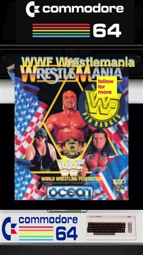 #wwe #wrestlinggames #retrogames #commodore64 #gaming