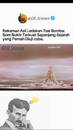 1K views · 6.8K reactions | Tsar Bomba merupakan bom hidrogen...