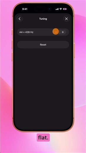 iReal Pro: Tune A4 to your pitch