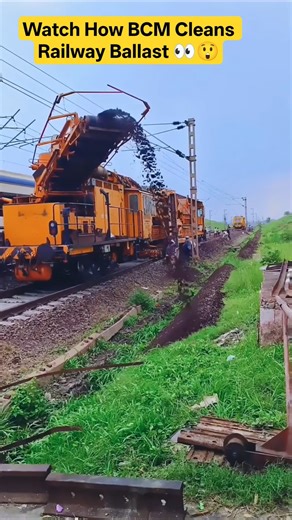 How BCM Ballast Cleaning Machine Works 🚆