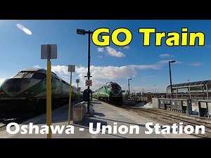 [4K] GO Transit Train Ride Oshawa To Union Station (Duration 1h)