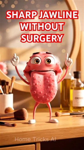 How to get a sharp jawline without surgery: 5 Proven Tips #hacks #tips #jawline #faceyoga #selfcare