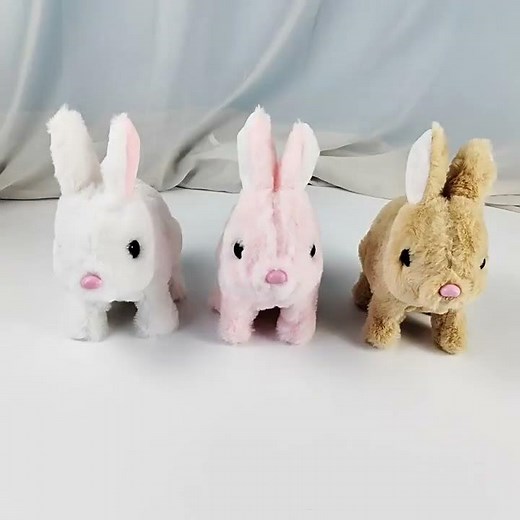 Walking Talking Rabbit Toy 🐰 | Jumping Bunny with Wiggling Ears | Fun Kids Interactive Toy