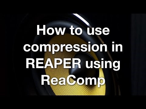 How to use compression in REAPER using ReaComp