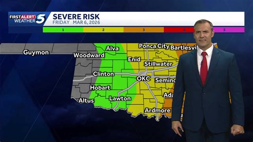Friday Mar. 6, 2026: Severe storm timeline
