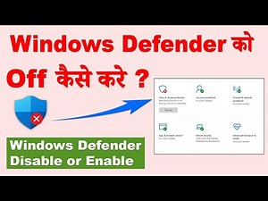 How to turn off windows defender in windows 11 permanently | Windows defender ko kaise band karen