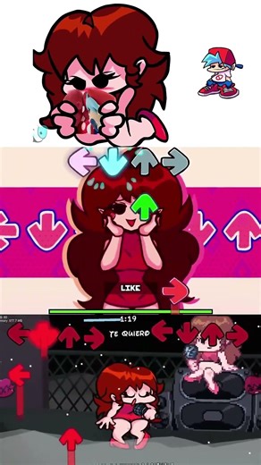 FNF GF Mod My heat beats like a drum Friday Night Funkin' #shorts #fnf #funkyfriday