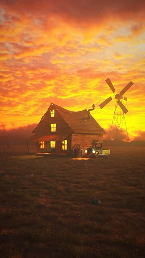 Pradeep Maharana on Instagram: "Courage’s Farm - viewport vs render . . #artreels #art #artist #artistsoninstagram #artwork #couragethecowardlydog #rendering #blender #blender3d #blenderrender #blenderart #motionart #3d #3dartist #3dart"