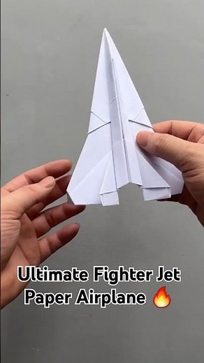 Next Generation Origami Fighter Jet Paper Airplane | Advanced Paper Plane Tutorial #PaperAirplane