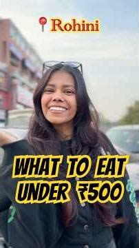 Under ₹500 (Rohini)💸😋 #ytshorts #food #rohini #delhi #foodreview #bestrestaurant #spottedonshorts