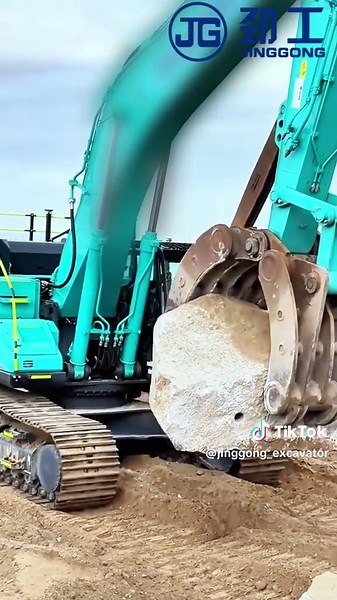 Jinggong Stone Grapple: Powerful gripping, transport massive stones with rock - solid stability!#JinggongStoneGrapple #PowerfulGrippingForce #MassiveStoneTransport