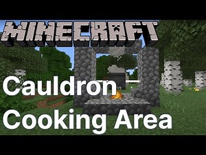 Minecraft: Cauldron Cooking Area