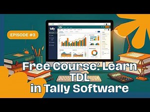 Free Course Learn TDL In Tally Software #episode3 Free TDL Code.