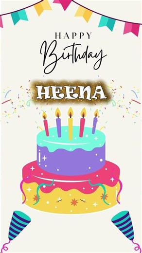 Happy Birthday HEENA | Happy Birthday With Your Names #happybirthdaysong #birthday