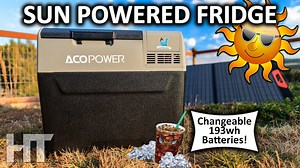 The ultimate solar powered fridge! ACOPower LiONCooler Pro 12v refrigerator freezer review