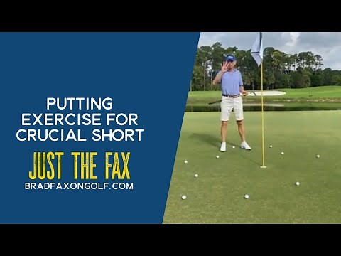 Brad Faxon: Putting exercise for crucial short putts