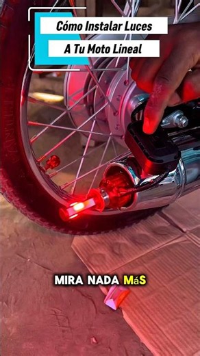 How to INSTALL LED Light in Exhaust Pipe 🏍️ (Easy Tuning)