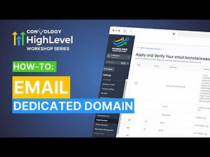 HighLevel: Email Setup - Create a Dedicated Sending Domain for Emails