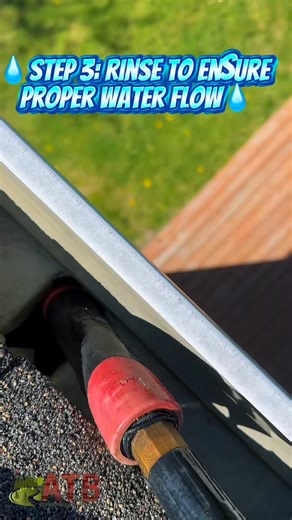 👀💦Step 3: Rinse & Inspect 💦👀 💧 We finish your gutter clean strong with a full pressure rinse — leaving your gutters spot less👌🏼. We also rinse to ensure downspouts are flowing/draining properly. We keep our eyes peeled for any leaks or clogs in your gutter system! 👀💦 It’s that final touch that makes your system look and work like its brand new.👍🏼 📲 Visit atbconstructionservices.com or message us to schedule! #ATB #CleanAndClear #MichiganHomes #MichiganBusiness #Gutter #GutterCleaning