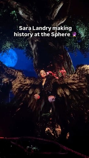 TECHNO MANIAC | techno music, news, raves on Instagram: "The high priestess unleashed some powerful sorcery upon the Sphere tonight 🔮🪄 @saralandrydj x @unityxsphere FOLLOW @technomaniac__ for techno news, content, + more. ⛓️‍💥 #technomaniac #saralandry #unitysphere #tomorrowland"