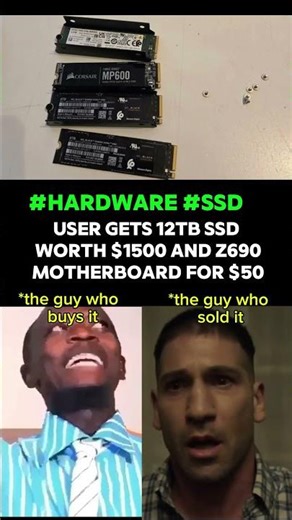 $1500 SSD + Z690 Motherboard for ONLY $50