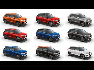 2020 Maruti Vitara Brezza -All Colours - Images