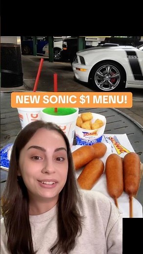 NEW $1 menu at SONIC! #cheapeats