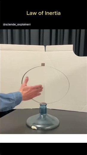 Newton’s First Law Explained in Seconds 🤯⚖️