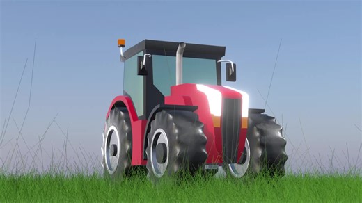 Tractor 🚜 - 3D Animation - Modelled, Lighting & Animated: Blender - Texturing: Adobe Substance 3D Painter - Sound Editing: Premiere Pro #tractor #3d #vehicle #3danimation #blender3d