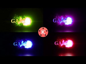 How to Make Particle Text Lighting Animation Intro in Kinemaster in Tamil