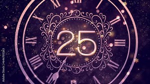 Countdown Animation, High Quality 2024 New Year Animation for Holiday Seasons, High Quality Countdown Animation for Year 2024