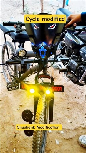 cycle light modified✅😱(Shashank Modification)😍Top#shorts #viral #cycle #trending #shortvideo #viral