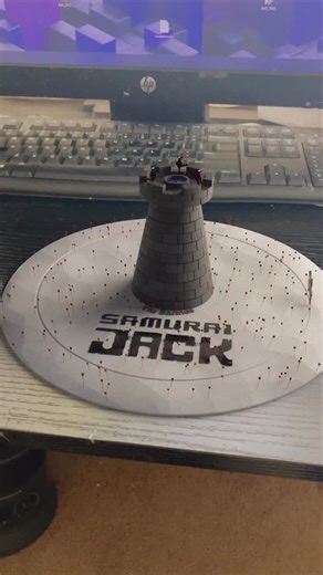 Viu Bannes on Instagram: "Samurai Jack - Three Blind Archers. Viu Bannes. #render #cgi #art #cgart #blender3d #3d #samuraijack #cartoon #samurai #retro #nostalgia #animation #animate #blender #snow #fall #jack #arrow #tower"