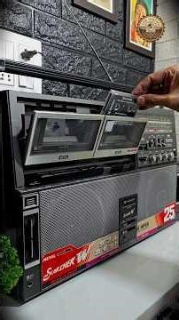 Sharp GF-818SB Vintage Boombox 🔊 | Legendary 80s Sound & Design