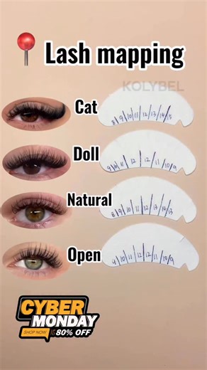🏆Luxury Lashes Manufacturer on Instagram: "✨ Lash Map Video Edition! ✨ You all loved yesterday’s lash map images, so today, we’re bringing you the video version! 🎥 Check out these four stunning lash maps in action! Whether you‘re going for cat-eye, doll-eye, natural-eye, or open, this video will show you exactly how to create each look. 💖 🔑 Which map is your favorite? Comment below and let us know!👇 🔥 𝐔𝐩 𝐭𝐨 𝟖𝟎% 𝐎𝐅𝐅 𝐨𝐧 𝐀𝐋𝐋 𝐲𝐨𝐮𝐫 𝐟𝐚𝐯𝐨𝐫𝐢𝐭𝐞 𝐥𝐚𝐬𝐡 𝐩𝐫𝐨𝐝𝐮𝐜𝐭𝐬! �