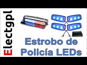 Como construir Estrobos Flash con LEDs