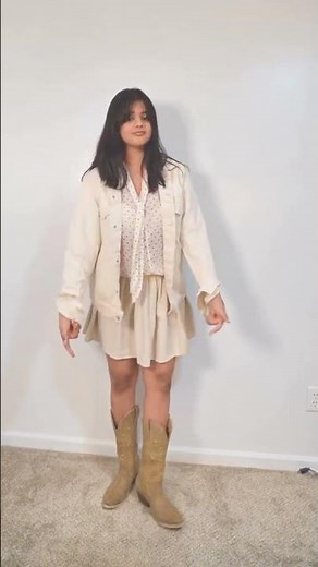 ROLLDA Women's Classic Cowboy Boots Unboxing - TAN