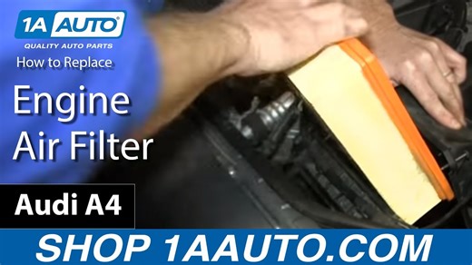 How To Replace Engine Air Filter 2004-09 Audi A4