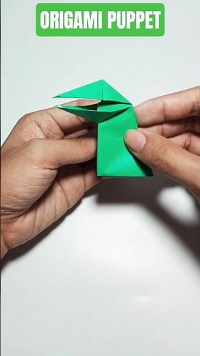 HOW TO MAKE AN ORIGAMI PUPPET | SUPER EASY ORIGAMI TOY
