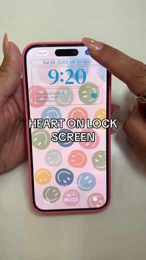 Customize Your iPhone Lock Screen with Heart Widget