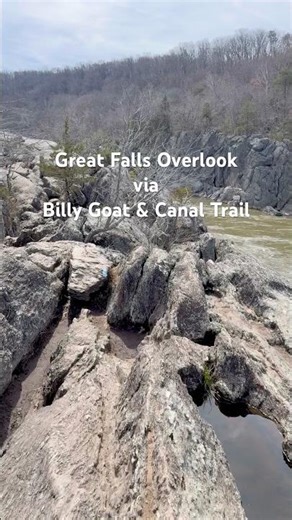 #1 Rated Hike in DC? Great Falls Overlook via Billy Goat Trail (Rock Scramble + Waterfalls)