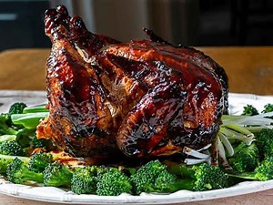 Peking Style Beer Butt Chicken