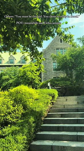 Spring at Ewha #fyp #ewhawomansuniversity #메이매일한국어 #mayeverydaykorean