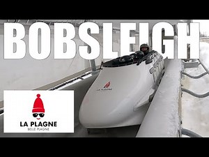 WANT ADRENALINE RUSH? EXPERIENCE BOBSLEIGH DOWN THE LA PLAGNE OLYMPIC TRACK! 4K