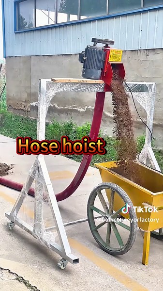 Efficient Hose Winch Hoist for Small Construction Sites