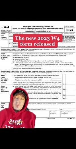 Your job will NOT tell you how to fill this form out! Increase your paycheck without asking your boss! #w4 #payraise #financialfreedom #fyp